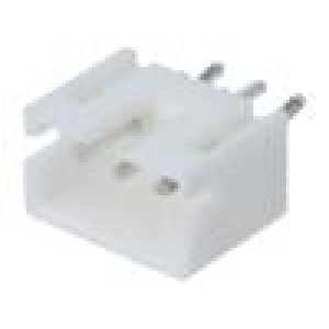 Zásuvka kabel-pl.spoj vidlice 2mm PIN: 3 THT 100V 2A -25÷85°C