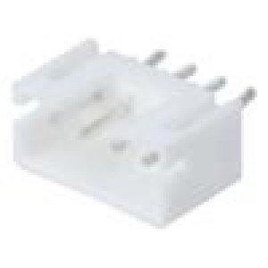 Zásuvka kabel-pl.spoj vidlice 2mm PIN: 4 THT 100V 2A -25÷85°C