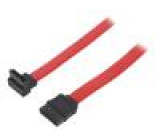 Kabel: SATA zástrčka SATA typu L,úhlová zástrčka SATA typu L