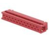 Zástrčka Micro-MaTch PIN: 24 IDC na plochý kabel 1A 20mΩ