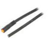 Kabel: pro snímače/automatizaci M8 PIN: 4 přímý 2m zástrčka