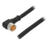 Kabel: pro snímače/automatizaci M8 PIN: 4 úhlový 10m zástrčka