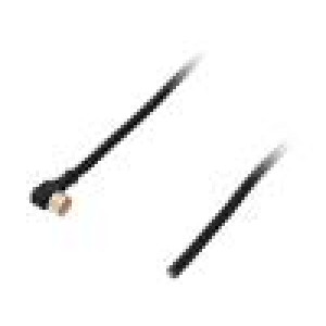 Kabel: pro snímače/automatizaci M8 PIN: 4 úhlový 2m zástrčka