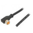Kabel: pro snímače/automatizaci M8 PIN: 3 úhlový 2m zástrčka