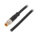 Kabel: pro snímače/automatizaci M8 PIN: 4 přímý 5m zástrčka