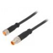Kabel: pro snímače/automatizaci M8 PIN: 3 0,6m zástrčka 50VAC
