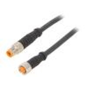 Kabel: pro snímače/automatizaci M8 PIN: 4 5m zástrčka 50VAC 4A