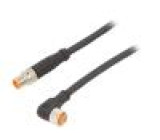 Připojovací kabel M8 PIN: 4 2m zástrčka 50VAC 4A -25÷80°C