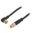 Připojovací kabel M8 PIN: 4 5m zástrčka 50VAC 4A -25÷80°C
