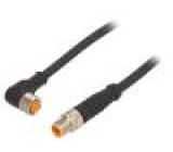 Připojovací kabel M8 PIN: 4 5m zástrčka 50VAC 4A -25÷80°C