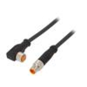 Kabel: pro snímače/automatizaci M8 PIN: 3 1m zástrčka 4A 0800