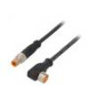 Kabel: pro snímače/automatizaci M8 PIN: 3 2m zástrčka 4A 0800