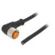Kabel: pro snímače/automatizaci M12 PIN: 4 úhlový 2m zástrčka