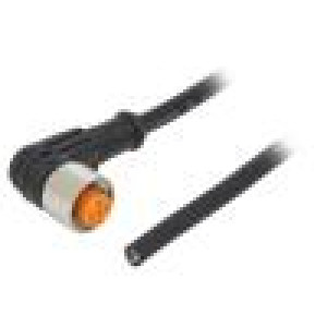 Kabel: pro snímače/automatizaci M12 PIN: 4 úhlový 2m zástrčka