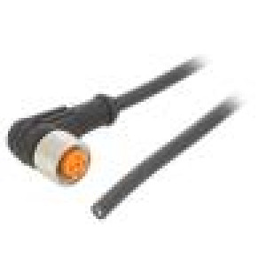 Kabel: pro snímače/automatizaci M12 PIN: 4 úhlový 2m zástrčka