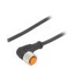 Kabel: pro snímače/automatizaci M12 PIN: 4 úhlový 5m zástrčka