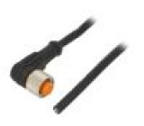 Kabel: pro snímače/automatizaci M12 PIN: 4 úhlový 5m zástrčka