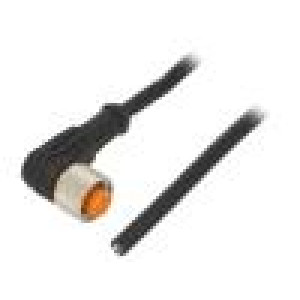 Kabel: pro snímače/automatizaci M12 PIN: 4 úhlový 5m zástrčka