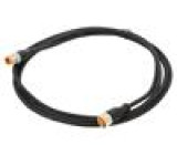 Kabel: pro snímače/automatizaci M12 PIN: 4 2m zástrčka 250VAC