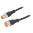 Připojovací kabel M12 PIN: 4 5m zástrčka 250VAC 4A -25÷80°C