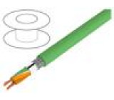 Vodič ETHERLINE® Cat.5e 5e licna Cu 1x4x26AWG PUR zelená