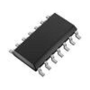 MC74AC00DG IC: číslicový NAND Kanály: 4 IN: 2 SMD SO14 Řada: AC 2÷6VDC