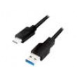 Kabel USB 3.2 USB A vidlice,USB C vidlice 1m černá 5Gbps