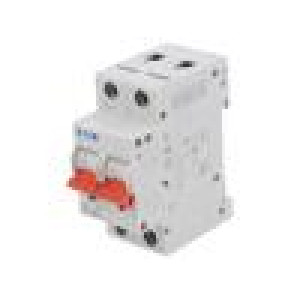 Jistič 230/400VAC Ijmen: 10A Póly: 2 DIN Průběh: C 10kA IP20