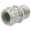 HUMMEL-1632200050 Vývodka s prodlouženým závitem M20 1,5 IP68 HSK-INOX-Ex d