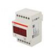 Měřicí přístroj na přípojnici DIN číslicový VDC: 0÷500V LED