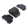 Kryt: na přípojnici DIN Y: 98,3mm X: 60,5mm Z: 69mm hliník černá