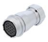 Zástrčka zásuvka WS PIN: 16 10A pájení na kabel 500V 2mm2