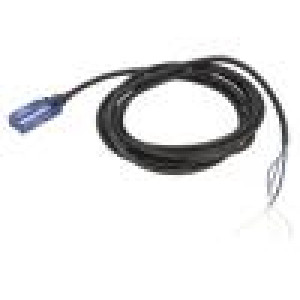 Čidlo: indukční 0÷5mm NPN / NO Unap: 12÷24VDC 100mA kabel 2m