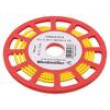 Kabelové značky pro kabely a vodiče 1,3÷3mm PVC žlutá