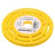 Kabelové značky pro kabely a vodiče žlutá Barva znaku: černá