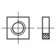 Matice čtvercová M4 0,7 ocel Povlak: zinek H: 3,2mm 7mm BN 147