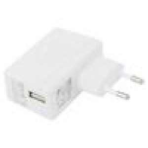 Napájecí zdroj: spínaný 5VDC 2,4A Výv: USB 12W Vidlice: EU 80%