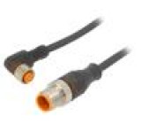 Připojovací kabel PIN: 3 5m zástrčka 4A -25÷80°C Izolace: PUR