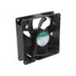 Ventilátor: DC axiální 12VDC 92x92x25mm 66,96m3/h 28dBA