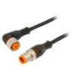 Kabel: pro snímače/automatizaci PIN: 4 5m zástrčka 4A RST IP67