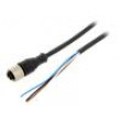 Kabel: pro snímače/automatizaci M12 PIN: 4 přímý 10m zástrčka