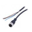 Kabel: pro snímače/automatizaci M12 PIN: 4 přímý 2m zástrčka