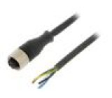 Kabel: pro snímače/automatizaci M12 PIN: 5 přímý 15m zástrčka