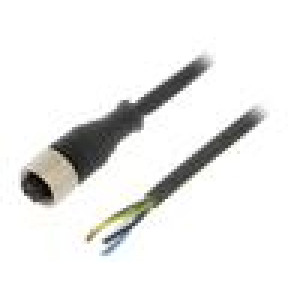 Kabel: pro snímače/automatizaci M12 PIN: 5 přímý 15m zástrčka