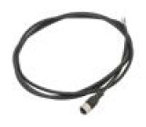 Připojovací kabel M12 PIN: 5 přímý 2m zástrčka 24VAC 4A IP67