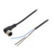 Kabel: pro snímače/automatizaci M12 PIN: 4 úhlový 10m zástrčka