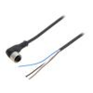 Kabel: pro snímače/automatizaci M12 PIN: 4 úhlový 10m zástrčka