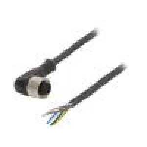 Kabel: pro snímače/automatizaci M12 PIN: 5 úhlový 5m zástrčka