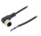 Připojovací kabel M12 PIN: 3 úhlový 5m zástrčka 4A -25÷70°C
