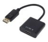 Adaptér DisplayPort vidlice,HDMI zásuvka 0,15m Barva: černá
